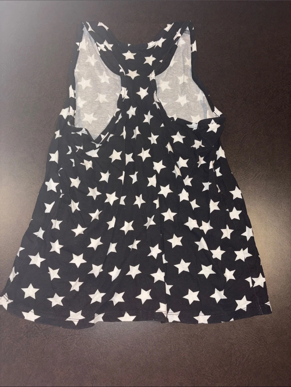 Place Black & White Star Print Dress